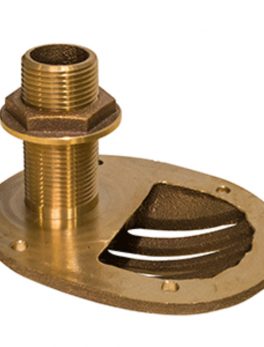 GROCO 1-1/2" Bronze Combo Scoop Thru-Hull w/Nut