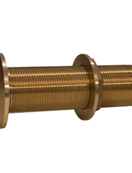 GROCO 1-1/2" Bronze Extra Long Thru-Hull Fitting w/Nut