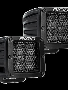 RIGID Industries D-Series Pro Spot Diffused Midnight Surface Mount - Pair
