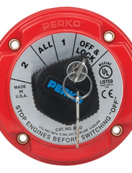 Perko Medium Duty Battery Selector Switch w/Key Lock