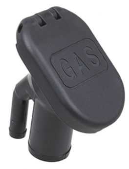 Perko Combination Vented Gas Fill/Tank f/1-1/2" Hose - 35 and deg; Angled Neck