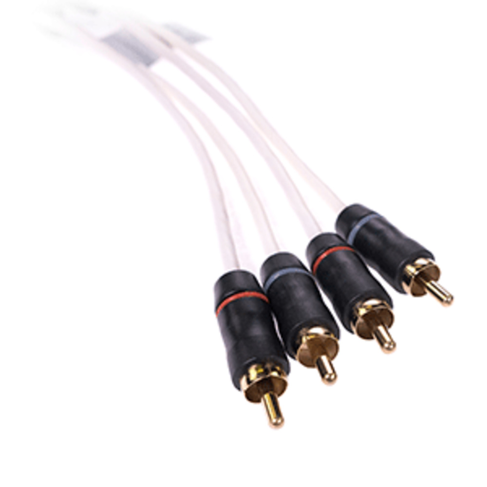 FUSION MS-FRCA6 Premium 6 and #39; 4-Way Shielded RCA Cable