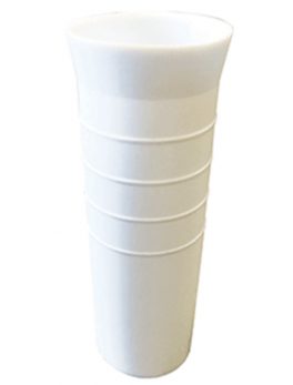 Tigress 8-1/2" Ribbed Replacement Vinyl Insert Liner - White