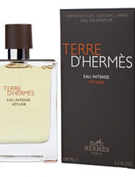 Terre D'hermes Eau Intense Vetiver Eau De Parfum Spray 3.3 Oz For Men