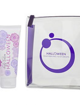 Halloween Edt .15 Oz Mini and Body Lotion 3.4 Oz and Cosmetic Bag For Women
