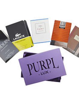 Purpl Lux Subscription Box For Men $burberry London - $eau De Cartier Vetiver Bleu - $lacoste Challenge - $dunhill Pursuit - $banana Republic Modern For Men