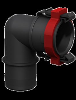 FATSAC Flow-Rite 1-1/8" Elbow Quick Connect Socket f/Auto Ballast System