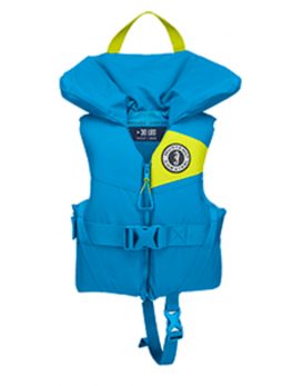 Mustang Lil and #39; Legends 100 Infant Foam PFD - Less Than 30lbs - Azure Blue