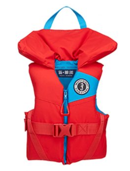 Mustang Lil and #39; Legends 100 Youth Foam PFD - 55-88lbs - Imperial Red