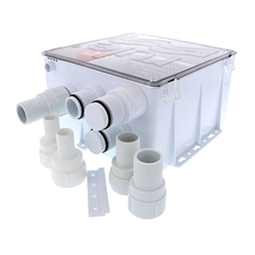 Rule Shower Drain Box w/1100 GPH Pump - 24V