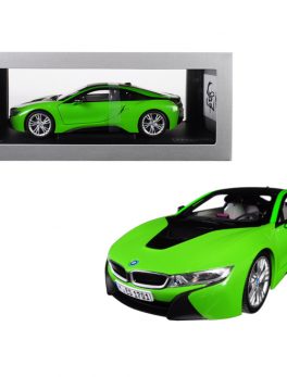 BMW i8 Java Green with Black Top 1/18 Diecast Model Car by Paragon PA97086