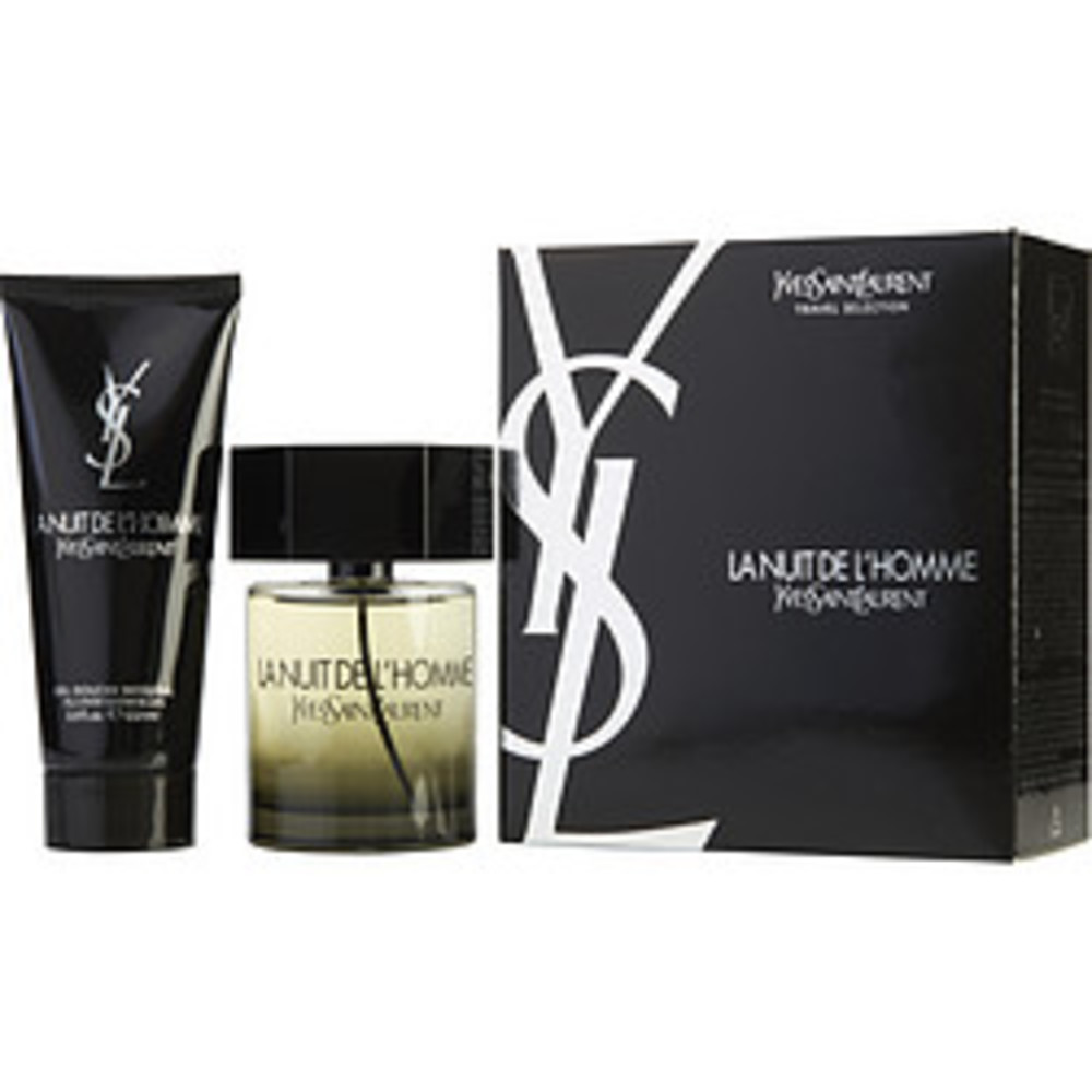La Nuit De L'homme Yves Saint Laurent Edt Spray 3.3 Oz and Free All Over Shower Gel 3.3 Oz (travel Offer) For Men