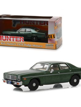 1978 Dodge Monaco (Rick Hunter's) Green Hunter (1984-1991) TV Series 1/43 Diecast Model Car by Greenlight 86537