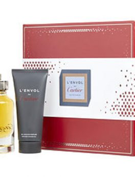 Cartier L'envol Eau De Parfum Spray 2.7 Oz and Shower Gel 3.3 Oz For Men