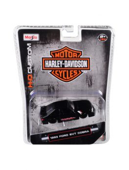 1993 Ford SVT Cobra Black Harley Davidson 1/64 Diecast Model Car by Maisto 15414-HD2