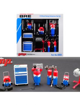 6 piece Garage Shop Tools Set #1 Brock Racing Enterprises (BRE) 1/18 Diecast Replica by GMP 18905