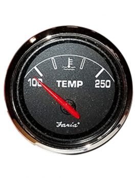 Faria 2" Water Temp Gauge f/Bayliner - Black