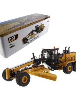 CAT Caterpillar 24 Motor Grader with Operator High Line Series 1/50 Diecast Model by Diecast Masters 85552