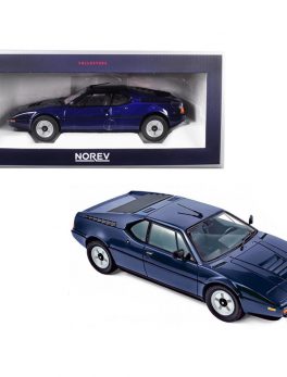 1980 BMW M1 Dark Blue 1/18 Diecast Model Car by Norev 183224