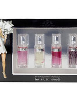 Paris Hilton Variety 4 Piece Womens Variety With Paris Hilton and Can Can Burlesque and Heiress and Can Can And All Are Eau De Parfum Spray .5 Oz For Women