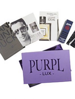 Purpl Lux Subscription Box For Men $jean Paul Gaultier Ultra Male - $guess Suede - $guerlain L'homme Ideal - $ferrari Scuderia Black - $mandarina Duck Black For Men