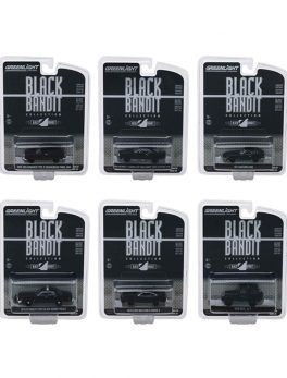Black Bandit Series 20, Set of 6 Cars 1/64 Diecast Models by Greenlight 27960