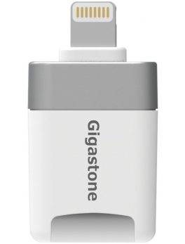 Gigastone GS-CR8600W-32GB-R i-FlashDrive microSD Card Reader for iPad and iPhone