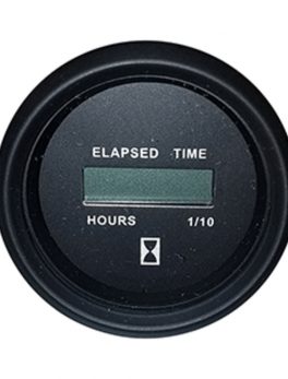 Faria Heavy-Duty 2" Hourmeter (Digital) (12-32VDC) Black - Packaged in Box