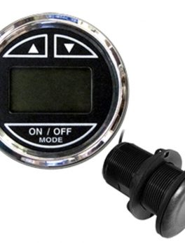Faria 2" Depth Sounder w/Thru-Hull Transducer - Chesapeake Black - Stainless Steel Bezel