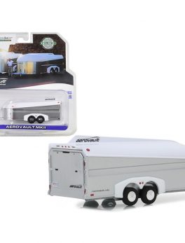 Aerovault MKII Trailer Silver with White Top Hobby Exclusive 1/64 Diecast Model by Greenlight 30008