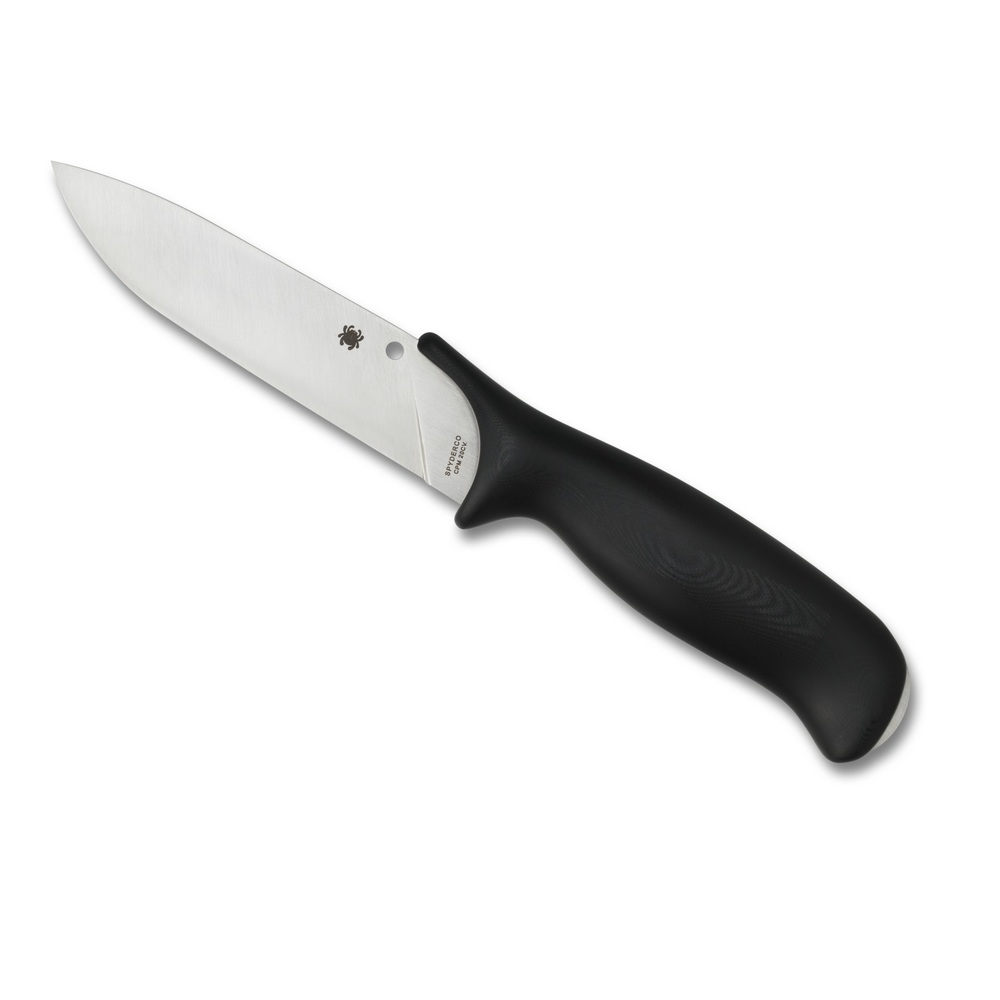 Spyderco Zoomer 5.20 in Plain Black G-10 Handle