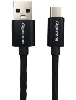 Gigastone GS-BC-6800B-R Charge and Sync USB-C to USB 3.1 Cable, 3.9ft