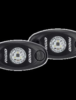 RIGID Industries A-Series Low Power Black Housing/White Light - Pair