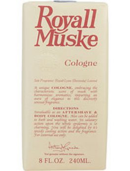 Royall Muske Aftershave Lotion Cologne 8 Oz For Men