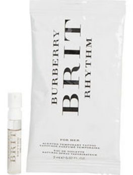 Burberry Brit Rhythm Edt Spray Vial With Tattoo For Women