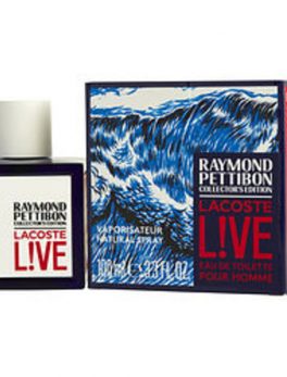Lacoste Live Edt Spray 3.3 Oz (raymond Pettibon Collector's Edition) For Men