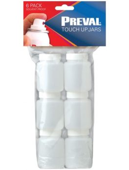 Preval 0271-1 2.94-Ounce Touch-up Jars, 6 pk