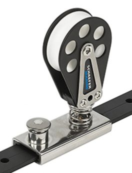 Schaefer Spring Loaded/Lined Slide/Aluminum f/1" T-Track