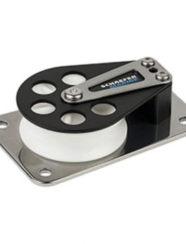 Schaefer Series 7 Flat Base/Aluminum Cheek/Delrin Sheave