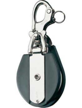 Ronstan Snatch Block Acetal Sheave - Single - 12mm (1/2") Max. Rope Diameter