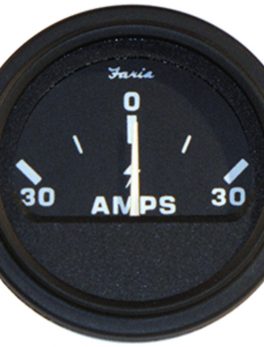 Faria 2" Heavy-Duty Ammeter (30-0-30) - Black