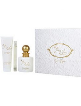 Fancy Love Eau De Parfum Spray 3.4 Oz and Body Lotion 3 Oz and Shower Gel 3 Oz and Eau De Parfum Spray Mini .34 Oz For Women