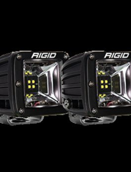 RIGID Industries Radiance Scene Lights - Surface Mount Pair - Black w/White LED Backlight