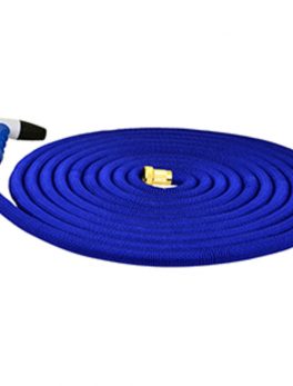 HoseCoil Expandable 75 and #39; Hose w/Nozzle and amp; Bag