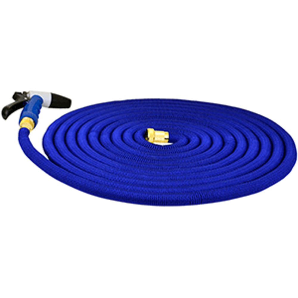 HoseCoil Expandable 75 and #39; Hose w/Nozzle and amp; Bag