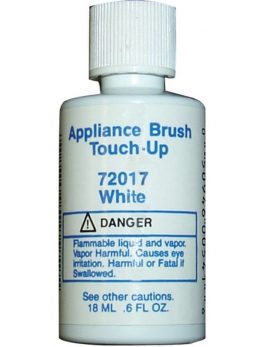 No Logo 72030 Appliance Brush-on Touch-up Paint (White)