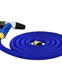 HoseCoil Expandable 25 and #39; Hose w/Nozzle and amp; Bag