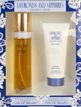 Diamonds and Sapphires Edt Spray 3.3 Oz and Body Lotion 3.3 Oz For Women