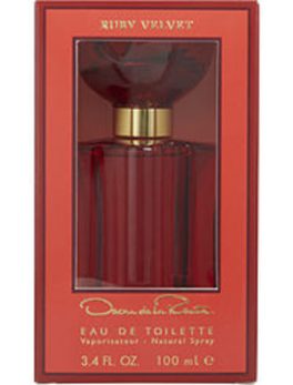 Oscar Ruby Velvet Edt Spray 3.4 Oz For Women