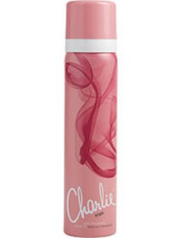 Charlie Pink Body Spray 2.5 Oz For Women